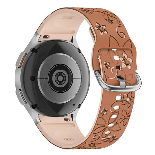 Bene Grabada Floral Silicona Galaxy Correa
