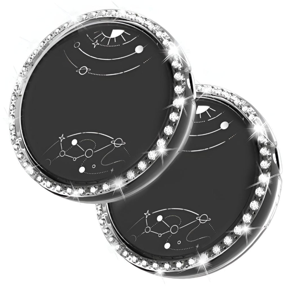 Rupes Screen Protector With Full Bling Diamond Frame for Google Pixel Watch - Astra Straps