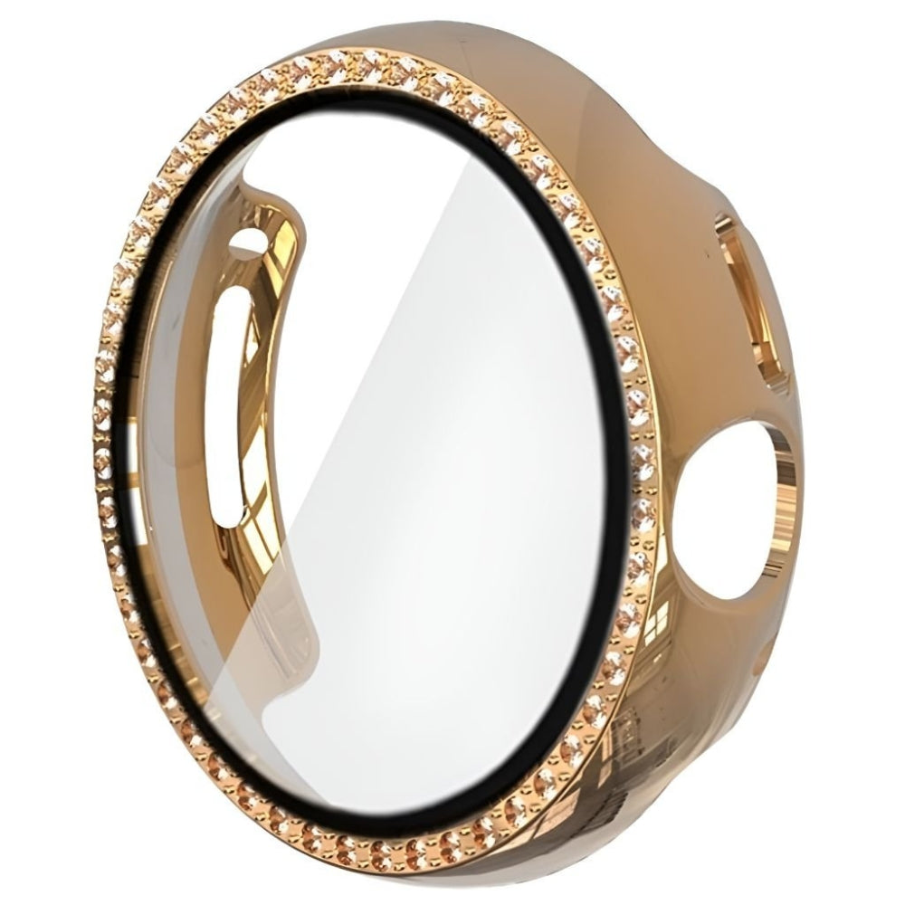 Rupes Screen Protector With Full Bling Diamond Frame for Google Pixel Watch - Astra Straps