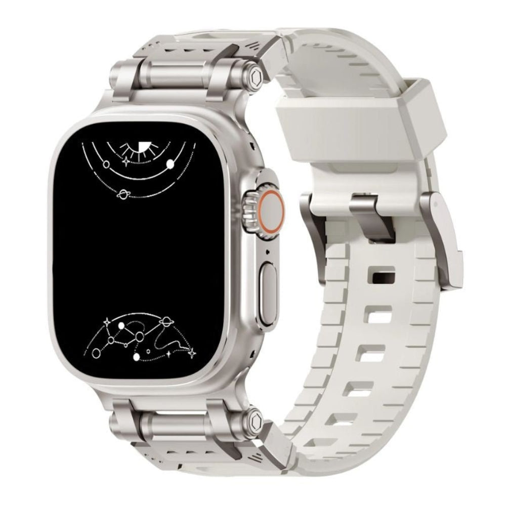 Venio Silicone Rugged Metal Band - Astra Straps