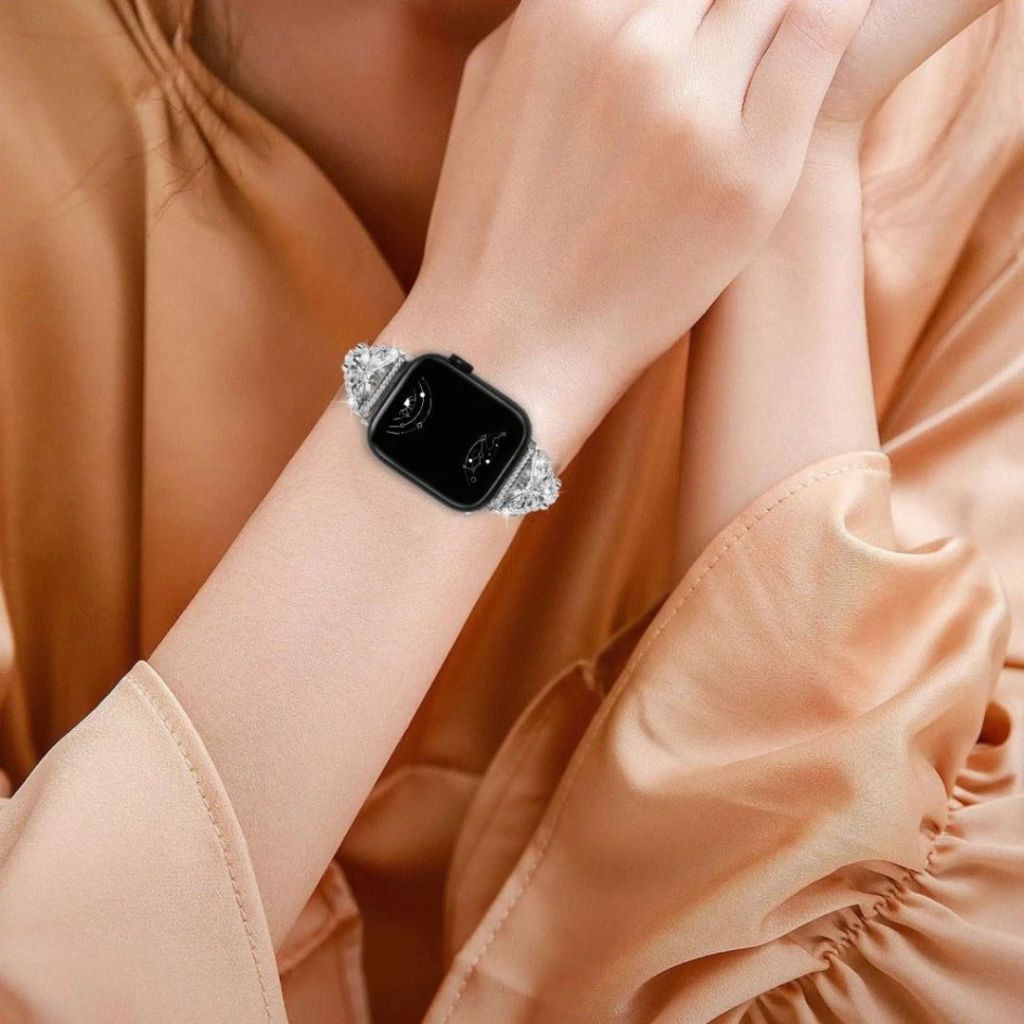 Amabilis Diamond Butterfly Stainless Steel Band - Astra Straps