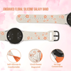 Bene Engraved Floral Silicone Galaxy Band - Astra Straps