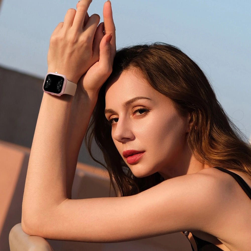 Fleo Tempered Glass Case For Apple Watch Series 10 - Astra Straps