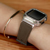 Fumi Genuine Leather Band With Metal Case - Astra Straps