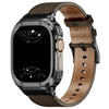 Fumi Genuine Leather Band With Metal Case - Astra Straps