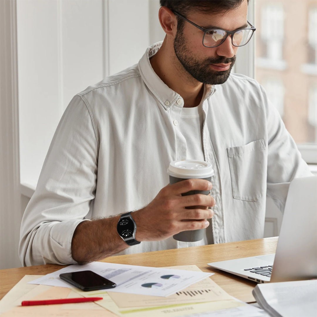 Gesto Magnetic Milanese Steel Galaxy Band - Astra Straps