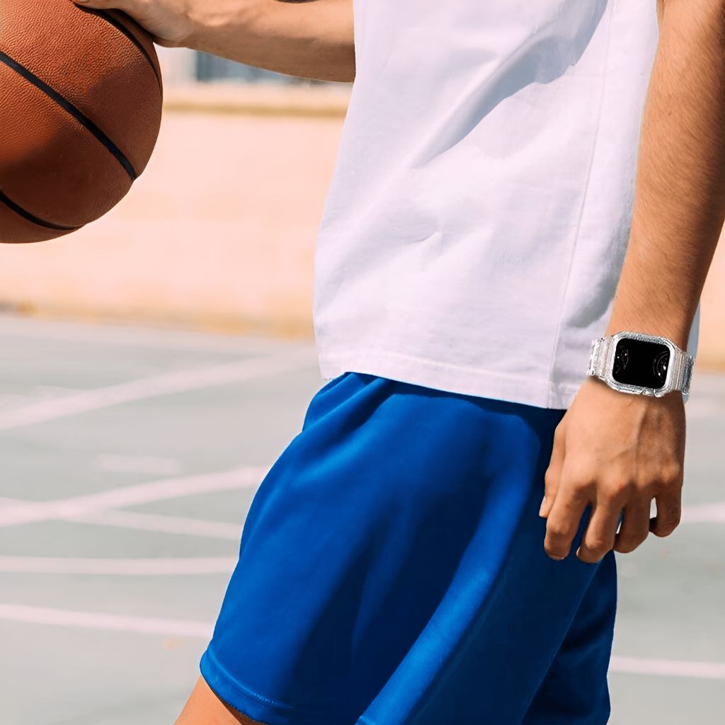 Glacier Transparent Silicone Stylish Band + Case - Astra Straps