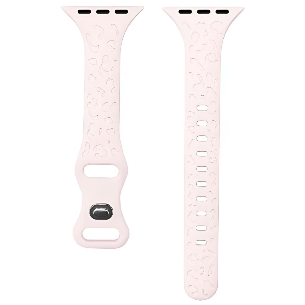 Gratus Leopard Engraved Slim Silicone Band - Astra Straps