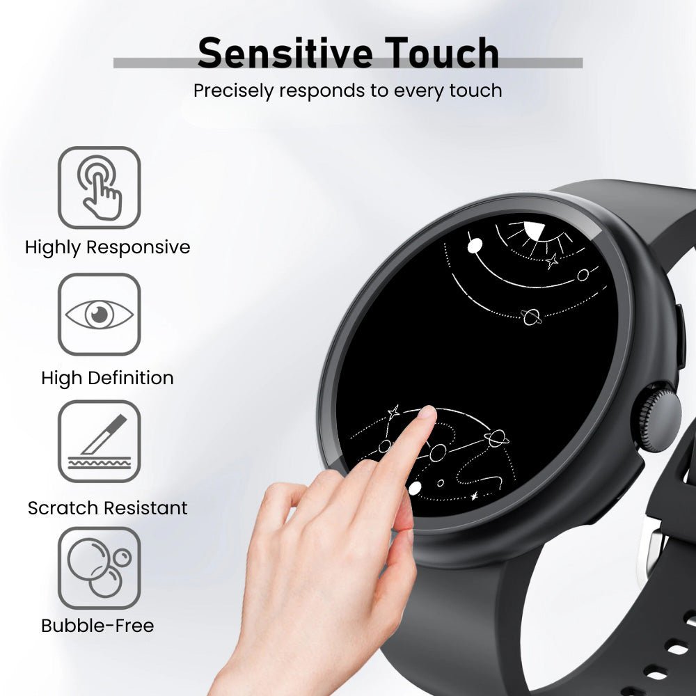 Gravo Tempered Glass Case For Google Pixel Watch - Astra Straps