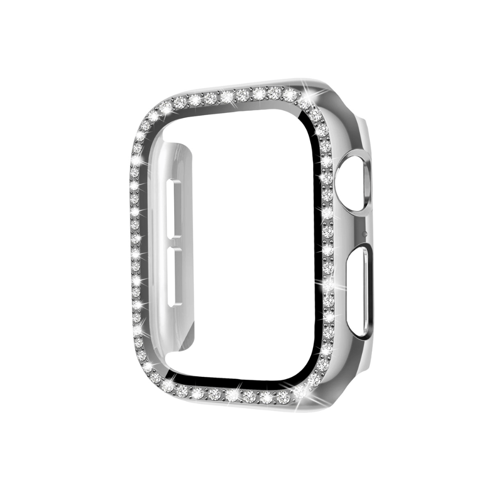 Indigeo Bling Diamond Tempered Glass Case For Apple Watch Series 10 - Astra Straps