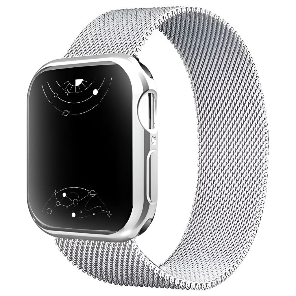 Jasper Milanese Stainless Steel Band With Case - Astra Straps