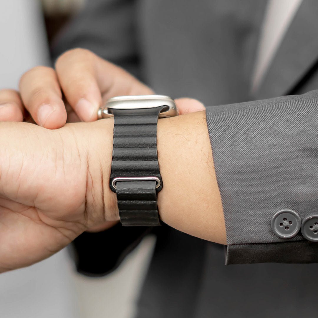 Marley Magnetic Leather Band - Astra Straps