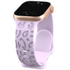 Metior Silicone Band With Engraved Leopard Pattern - Astra Straps
