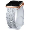 Metior Silicone Band With Engraved Leopard Pattern - Astra Straps