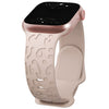 Metior Silicone Band With Engraved Leopard Pattern - Astra Straps