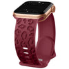 Metior Silicone Band With Engraved Leopard Pattern - Astra Straps